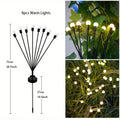 Solar Firefly Lichterkette – LED Gartenleuchte, wasserdicht, windbewegte Leuchtstäbe