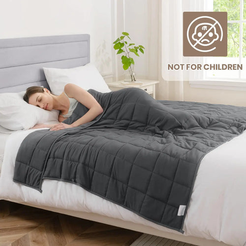 Gewichtsdecke – 6kg / 8kg Weighted Blanket, atmungsaktiv, Anti-Stress
